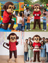 Buy Monkey Cartoon Mascot Costume For Theme Birthday Party & Events | Adults | Full Size