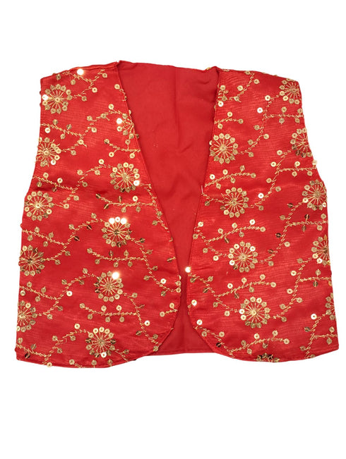 BookMyCostume Punjabi Bhangra Baisakhi Folk Dance Costume for Boys and Men | Yellow & Red