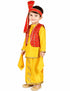 Punjabi Bhangra Baisakhi Folk Dance Costume for Boys and Men | Yellow & Red