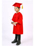 Red Graduate Scholar Graduation Day Gown Kids & Adults Fancy Dress Costume