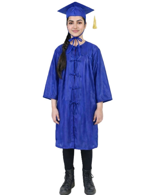 Blue Graduate Scholar Graduation Day Gown Kids & Adults Fancy Dress Costume