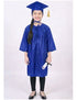 Blue Graduate Scholar Graduation Day Gown Kids & Adults Fancy Dress Costume