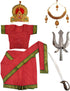 BookMyCostume Durga Mata Hindu Goddess Girls Fancy Dress Costume for Shoots and Role Play