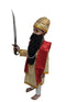 BookMyCostume Chhatrapati Shivaji Maharaj Indian Maratha Warrior King Kids & Adult Fancy Dress Costume for Boys  with Beard & Talwar