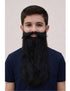 Black Beard and Moustache Young Man Kids & Adults Fancy Dress Costume Accessory