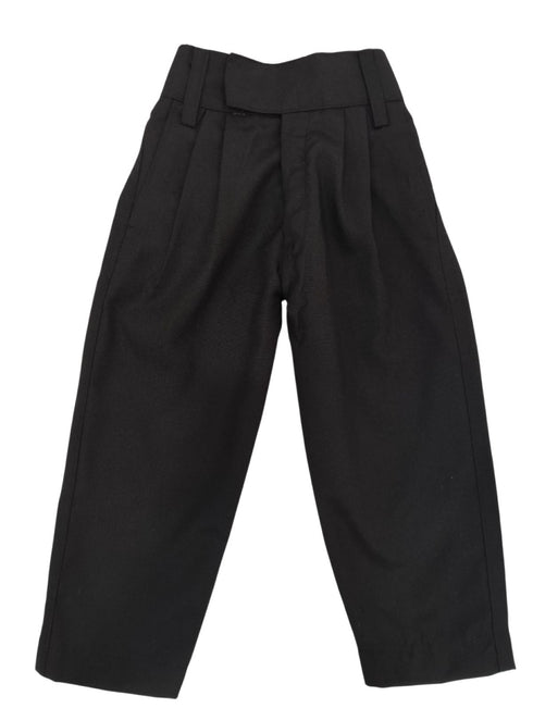 BookMyCostume Ballroom Western Dance Yellow Frill Shirt Black Pant Hat & Bow Set Kids Fancy Dress Costume