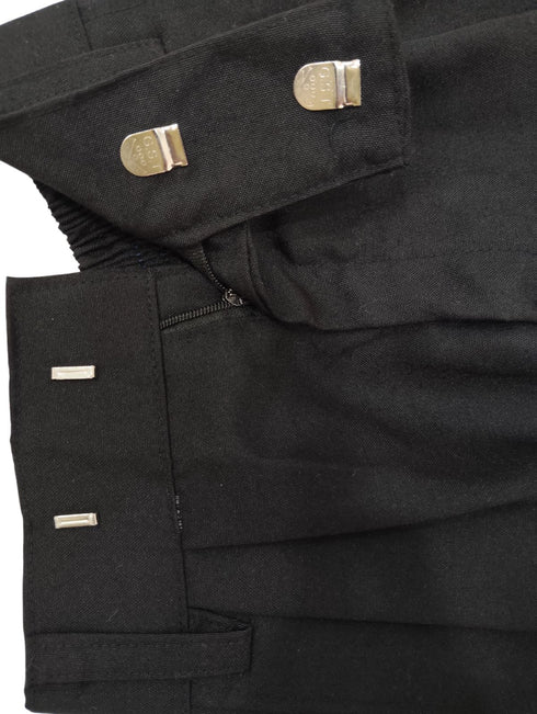 BookMyCostume Ballroom Western Dance Yellow Frill Shirt Black Pant Hat & Bow Set Kids Fancy Dress Costume