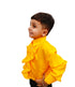 BookMyCostume Yellow Frills Shirt Kids Fancy Dress Costume