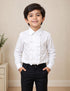 White Frills Shirt Kids Fancy Dress Costume