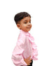 BookMyCostume Pink Frills Shirt Kids Fancy Dress Costume