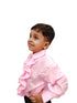 BookMyCostume Pink Frills Shirt Kids Fancy Dress Costume
