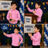 Pink Frills Shirt Kids Fancy Dress Costume