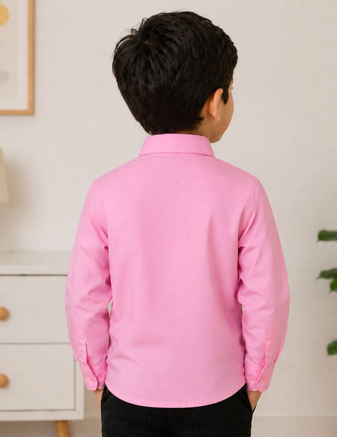 Pink Frills Shirt Kids Fancy Dress Costume