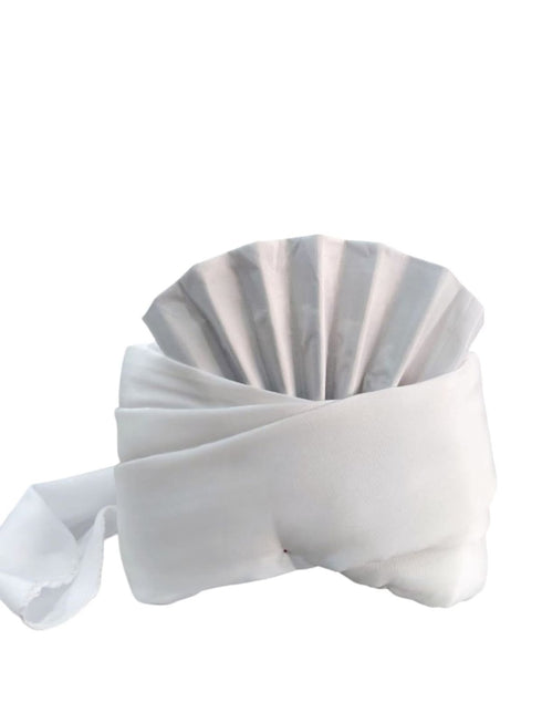 White Jaat Haryana Chaudhary Pagri Kids Fancy Dress Accessory