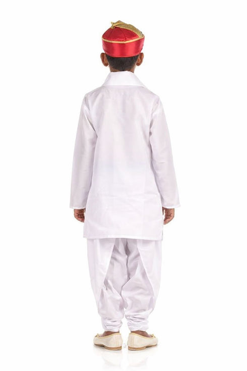 BookMyCostume Balgangadhar Lokmanya Tilak National Freedom Fighter Kids Fancy Dress Costume