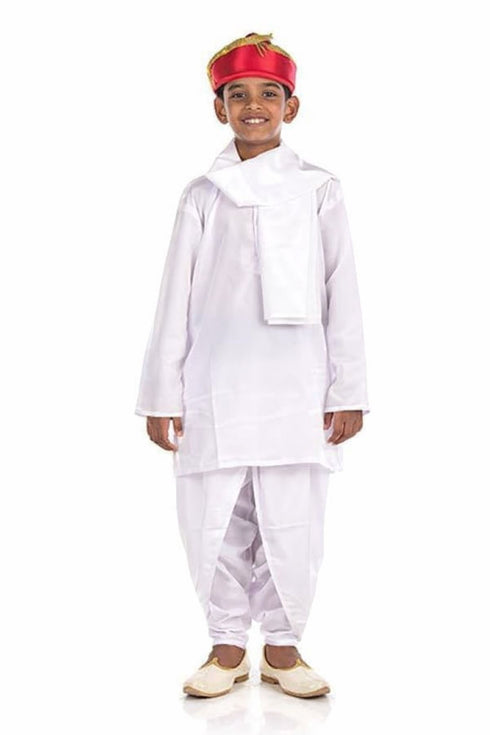BookMyCostume Balgangadhar Lokmanya Tilak National Freedom Fighter Kids Fancy Dress Costume