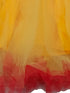 BookMyCostume Red & Yellow Fire Western Dance Skirt Girls Fancy Dress Costume - Premium