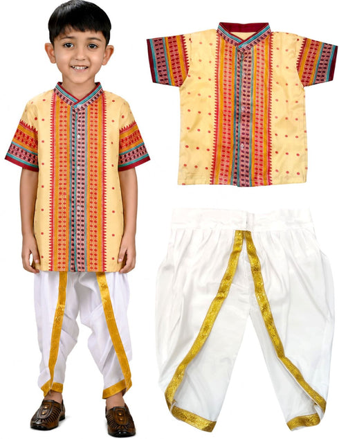 Bihu Dance Boy Assamese Indian State Kids Fancy Dress Costume