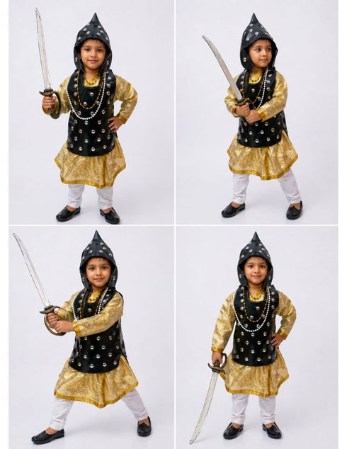 Maharana Pratap Indian King of Mewar Kids Fancy Dress Costume