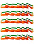 Set of 5 Tricolor Stole Tiranga Independence Day Kids & Adults Costume Accessory