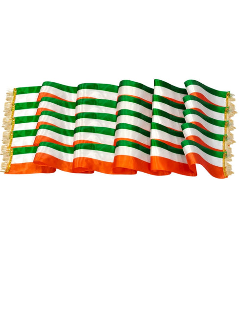 Set of 5 Tricolor Stole Tiranga Independence Day Kids & Adults Costume Accessory