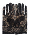 Black Hand Lace Gloves Dance Costume Accessory for Girls