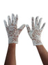 White Hand Lace Gloves Dance Costume Accessory for Girls