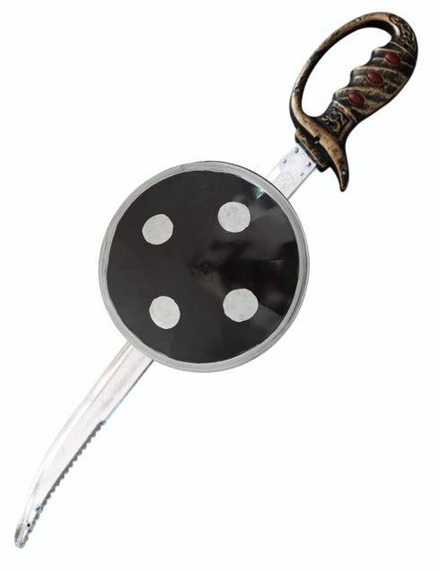 BookMyCostume Sword & Shield Talwar Dhal Plastic Costume Accessory Set