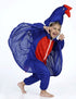 Peacock Blue Jumpsuit Indian National Bird Kids Fancy Dress Costume