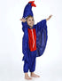Peacock Blue Jumpsuit Indian National Bird Kids Fancy Dress Costume
