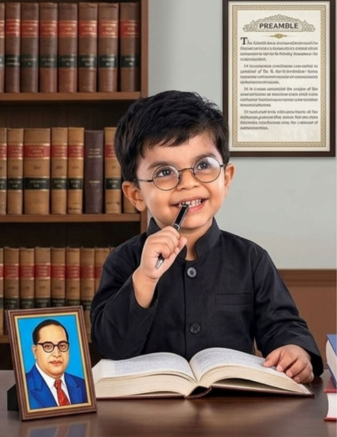 B R Ambedkar Babasaheb National Leader Indian Kids Fancy Dress Costume Independence Day