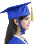 Blue Graduate Scholar Cap Graduation Day Kids & Adults Fancy Dress Costume Accessory