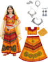 Gujarati Girl with Traditional Jewellery Indian For Girl's & Women Fancy Dress Costume for Girls