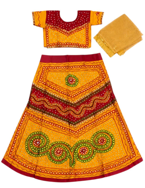 Gujarati Girl with Traditional Jewellery Indian For Girl's & Women Fancy Dress Costume for Girls