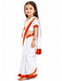 Bengali Saree with Jewellery Indian State For Girl's & Women Fancy Dress Costume for Girls