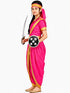 Rani Laxmi Bai Saree with Jewellery Jhansi Ki Rani Freedom Fighter Manikarnika for Girl Kids and Adult Fancy Dress Costume