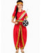 Rani Laxmi Bai Saree with Jewellery Jhansi Ki Rani Freedom Fighter Manikarnika for Girl Kids and Adult Fancy Dress Costume
