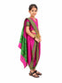 Marathi Girl Lavani Dance Nauvari Costume with Jewellery Kaashta Saree For Girl's & Women Fancy Dress Costume