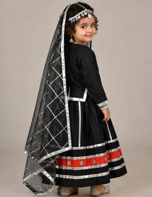 Banjara Girl Kalbelia with Jewellery Girl's & Women Dance Fancy Dress Costume