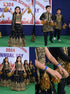 Golden Pom Poms Cheerleader Dance Kids & Adults Costume Accessory