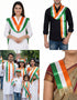 Set of 5 Tricolor Stole Tiranga Independence Day Kids & Adults Costume Accessory