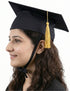 Black Graduate Scholar Cap Graduation Day Kids & Adults Fancy Dress Costume Accessory