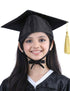 Black Graduate Scholar Cap Graduation Day Kids & Adults Fancy Dress Costume Accessory