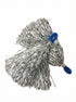 Silver Pom Poms Cheerleader Dance Kids & Adults Costume Accessory