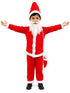 Santa Claus With Beard Complete Set Christmas Kids & Adults Fancy Dress Costume - Premium