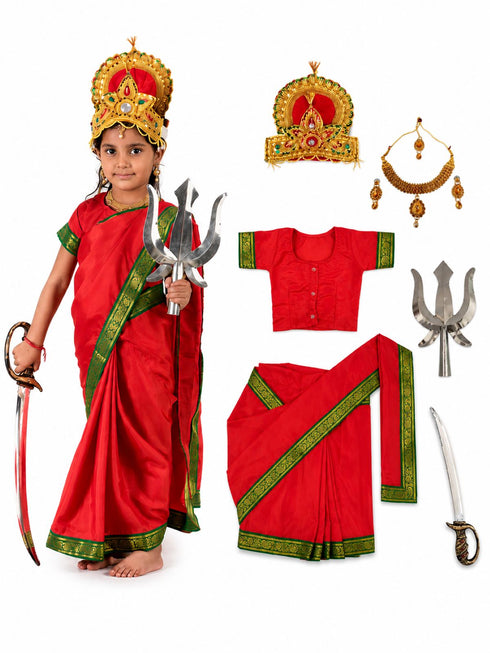 Lakshmi Mata Hindu Goddess Girls and Women Fancy Dress Costume