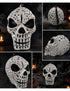Big Skull Toy Halloween Ghost Showpiece Decoration Kids Adults Fancy Dress Costume Accessory