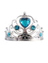 Royal Golden Princess Tiara Crown HeadBand Fancy Dress Costume Accessory for Girls