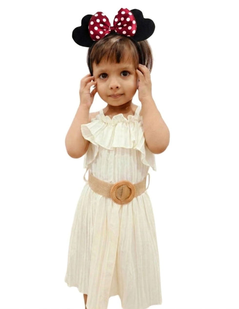 Black & Red Polka Dot Cartoon Style Headband for Girls | Fancy Dress Hair Accessory for Birthday Celebration Prop, School Event, Costume Theme.