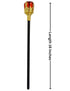 Royal Medieval King Queen Scepter Wand Fancy Dress Costume Accessories | Halloween Theme | 18 Inches
